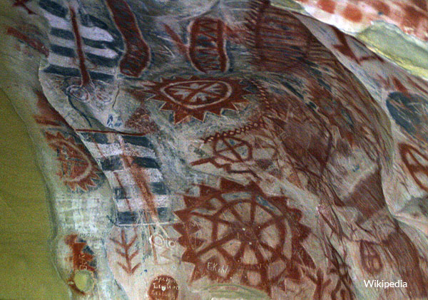 Chumash cave painting