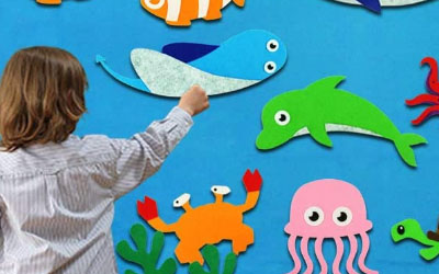 Craftstory Ocean Felt Board Story Set 