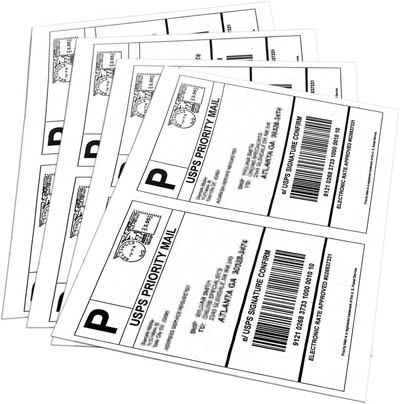 Shipping labels