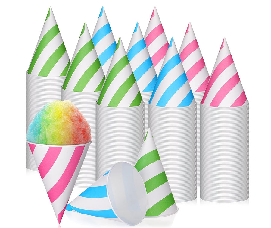 Snow cone cups