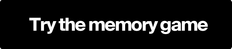 Concentration memory card game